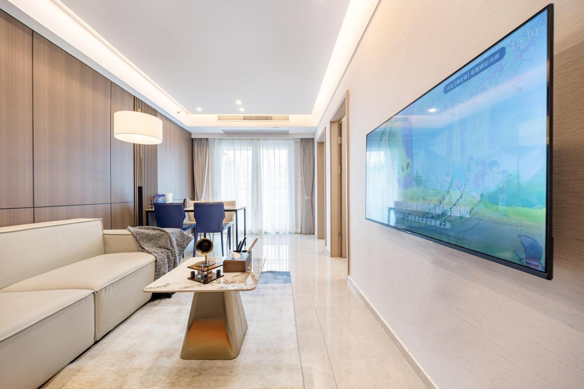 Boruisi Video And Audio Light House - Shenzhen Convention And Exhibition Center Gangxia Metro Station Aparthotel Bagian luar foto