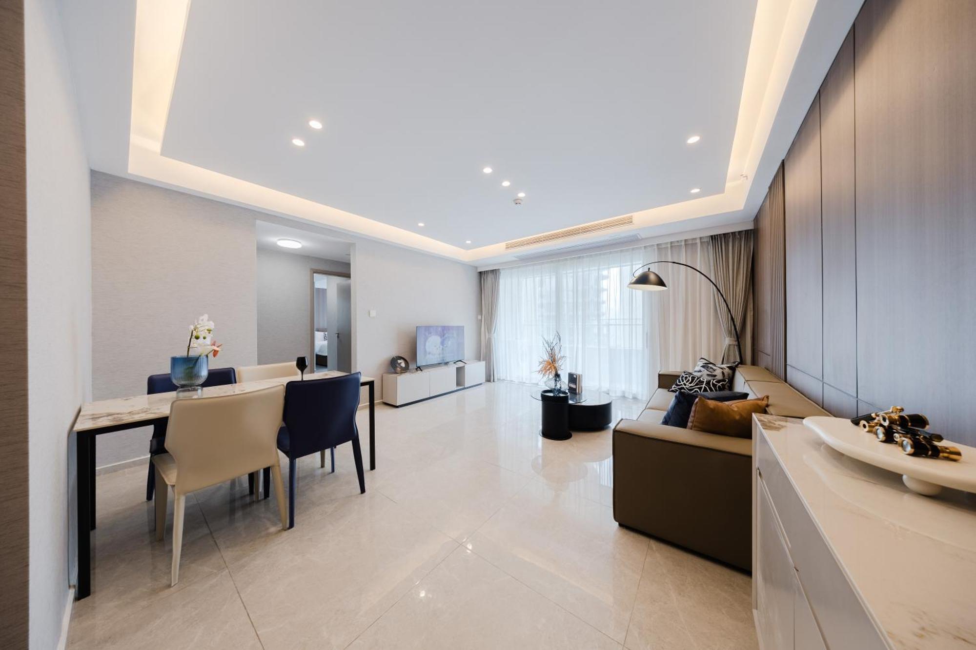 Boruisi Video And Audio Light House - Shenzhen Convention And Exhibition Center Gangxia Metro Station Aparthotel Bagian luar foto