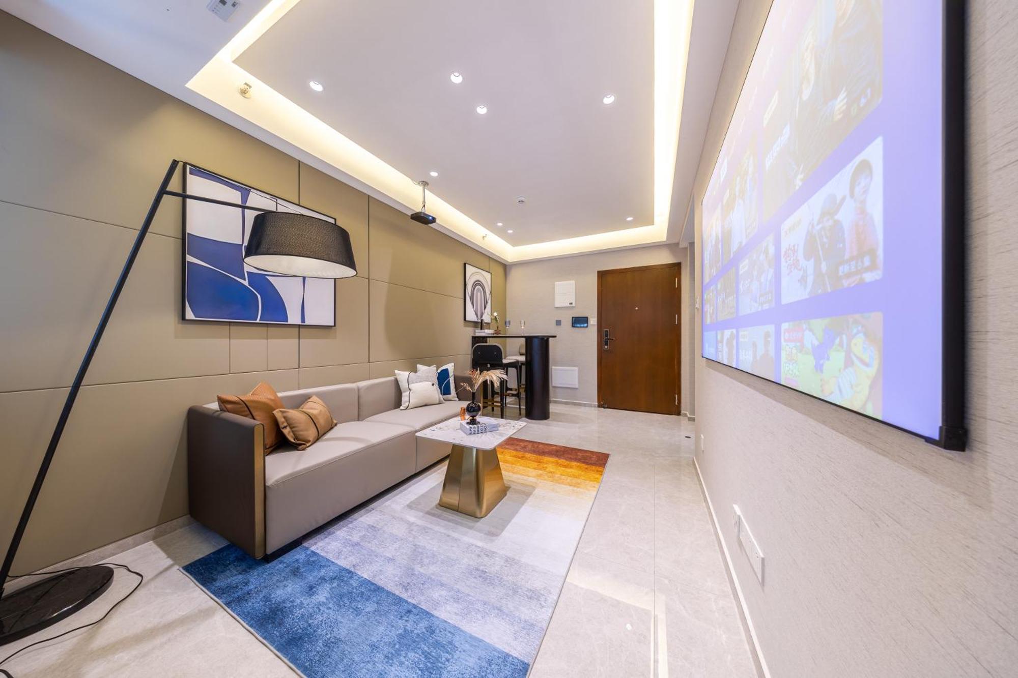 Boruisi Video And Audio Light House - Shenzhen Convention And Exhibition Center Gangxia Metro Station Aparthotel Bagian luar foto