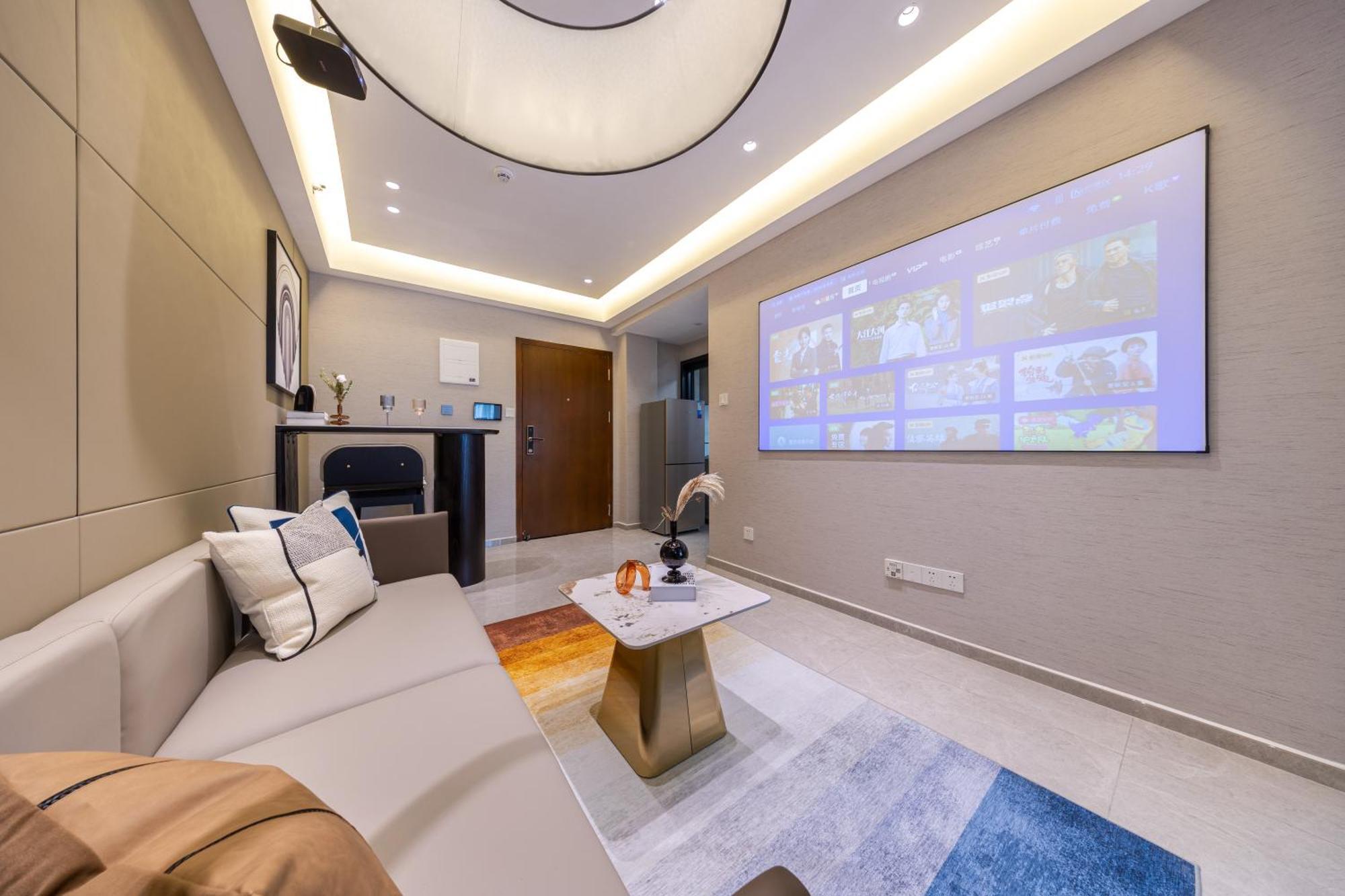 Boruisi Video And Audio Light House - Shenzhen Convention And Exhibition Center Gangxia Metro Station Aparthotel Bagian luar foto